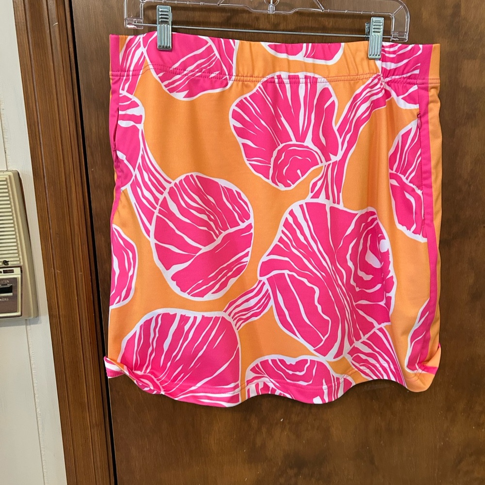 Gretchen Scott Designs Pink and Orange Skort